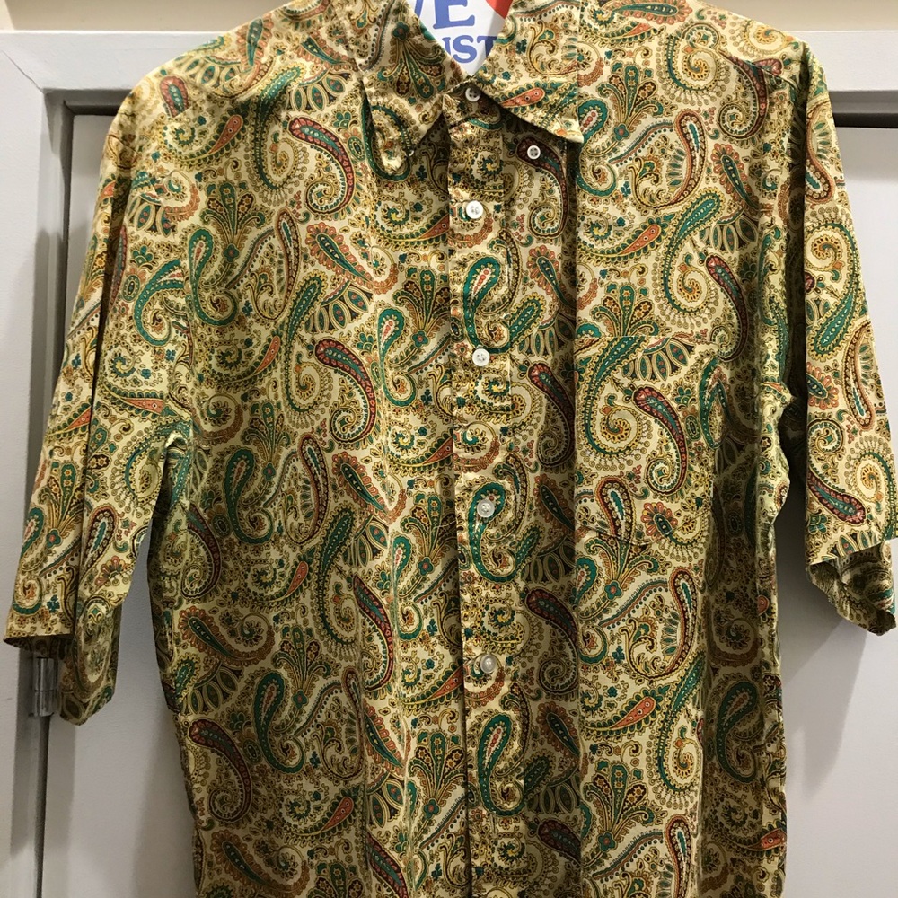 Paisley men’s shirt vintage L